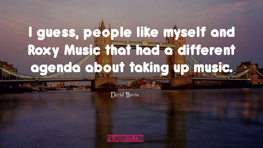Music Lovers quotes by David Bowie