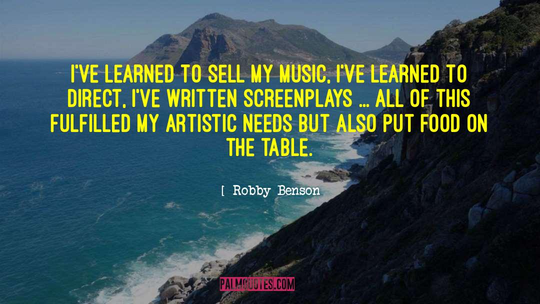 Music Of Thoughts quotes by Robby Benson