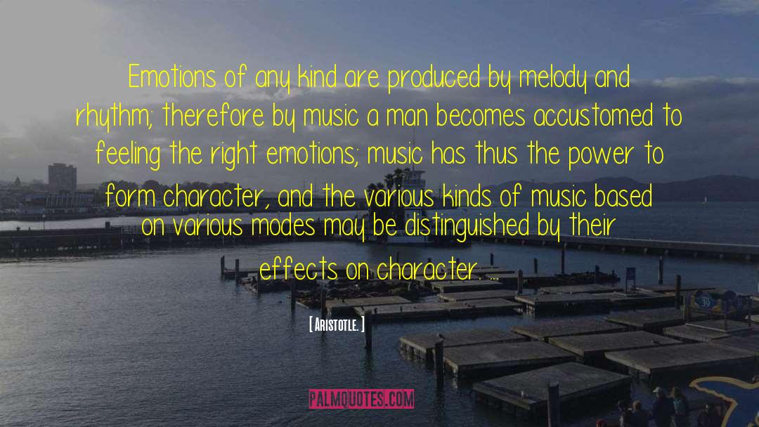 Music Of Thoughts quotes by Aristotle.