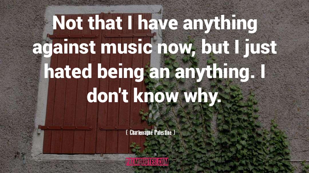 Music quotes by Charlemagne Palestine