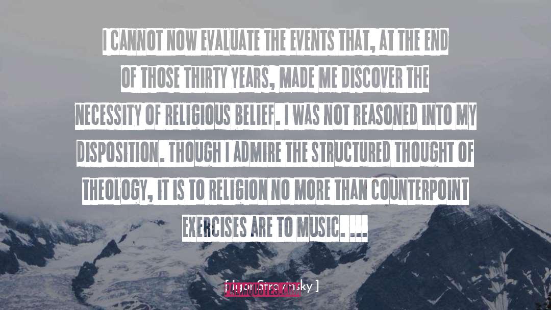 Music Religion quotes by Igor Stravinsky