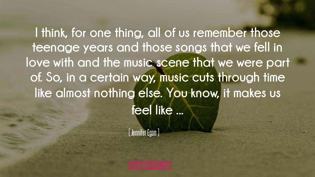 Music Scene quotes by Jennifer Egan