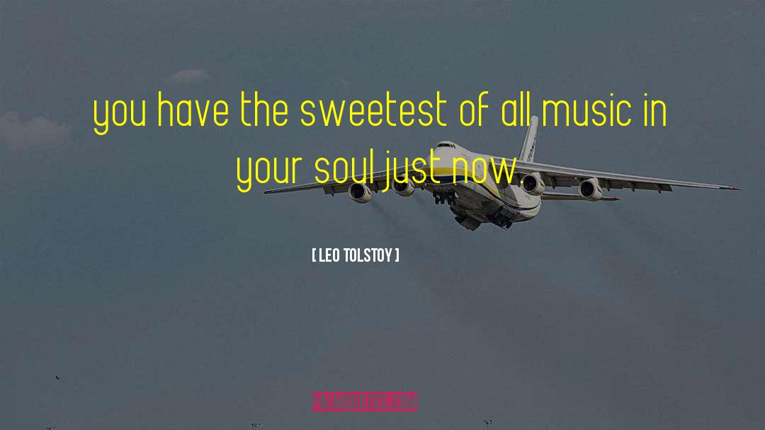 Music Soul quotes by Leo Tolstoy