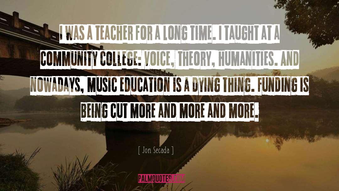 Music Teacher quotes by Jon Secada