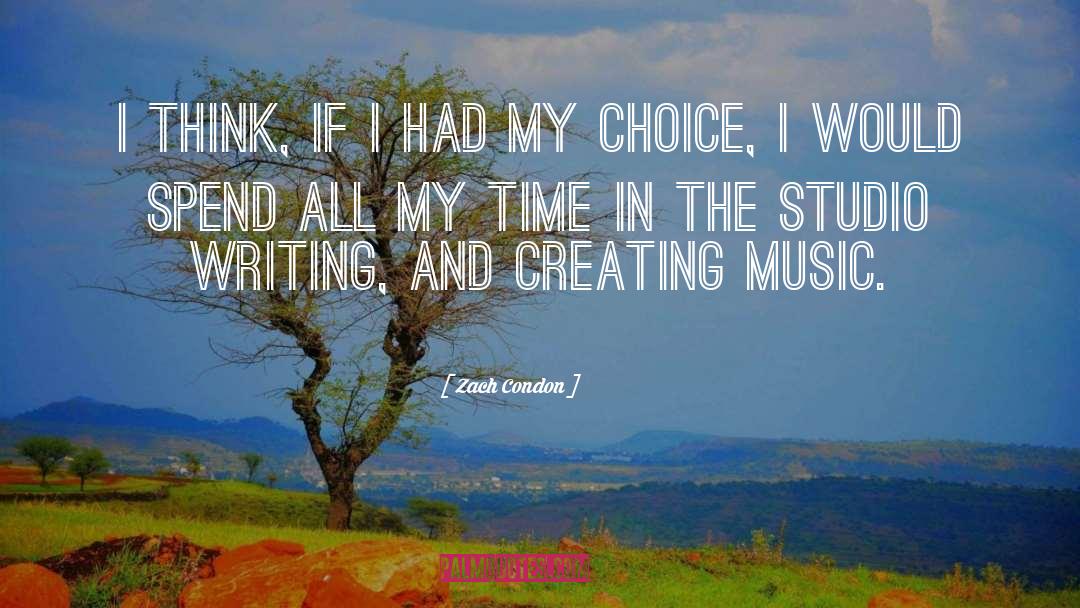 Music Writing quotes by Zach Condon