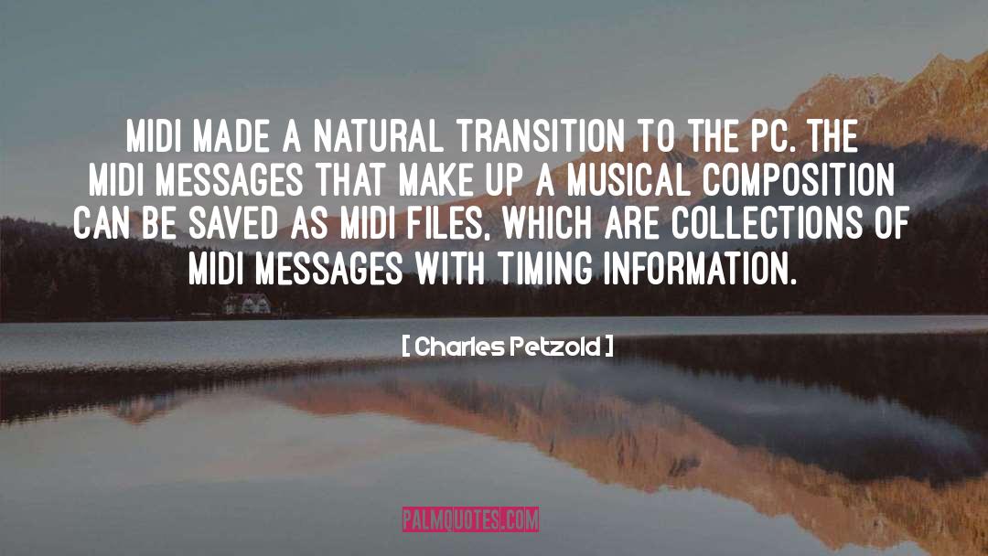 Musical Composition quotes by Charles Petzold