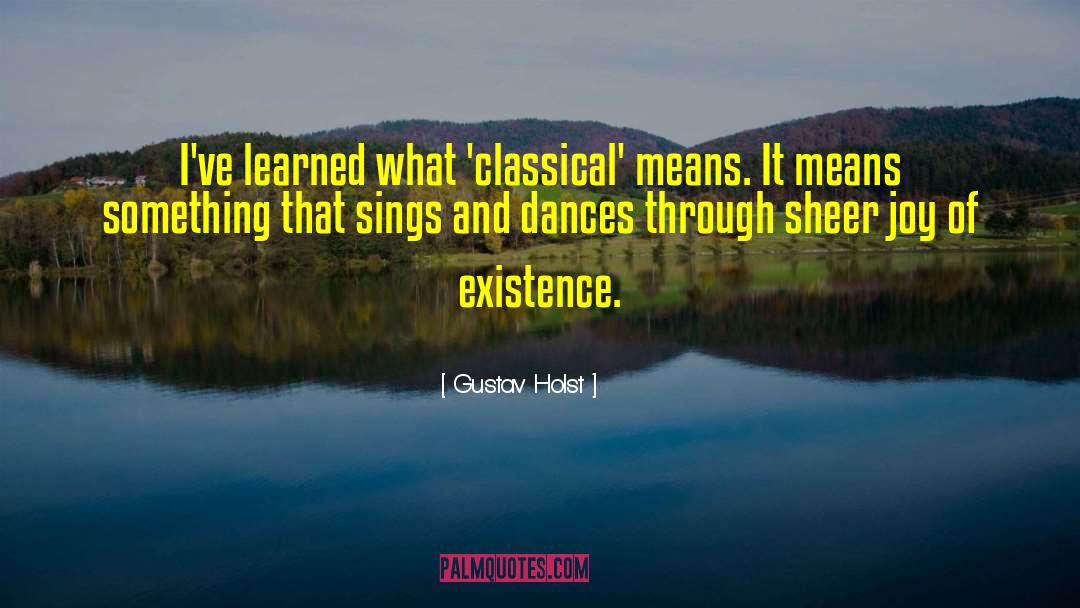 Musical Favorites quotes by Gustav Holst