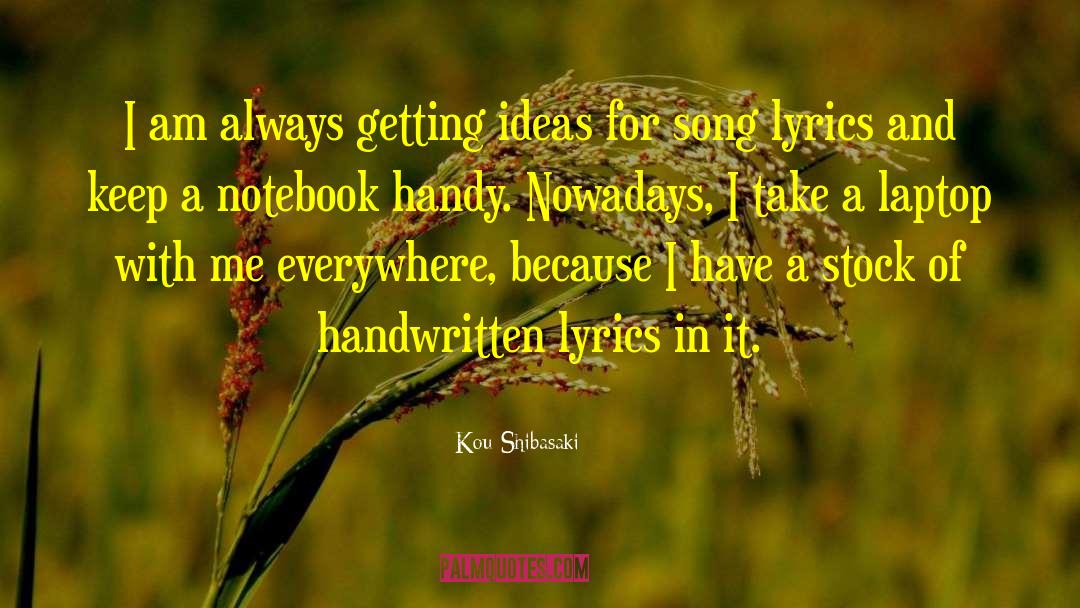 Musical Song Lyrics quotes by Kou Shibasaki