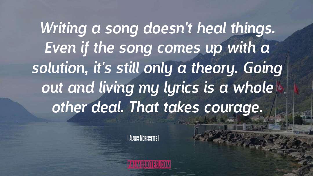 Musical Song Lyrics quotes by Alanis Morissette
