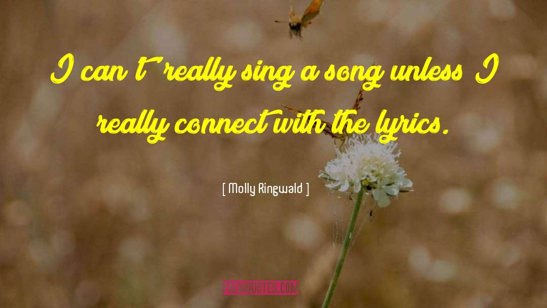 Musical Song Lyrics quotes by Molly Ringwald