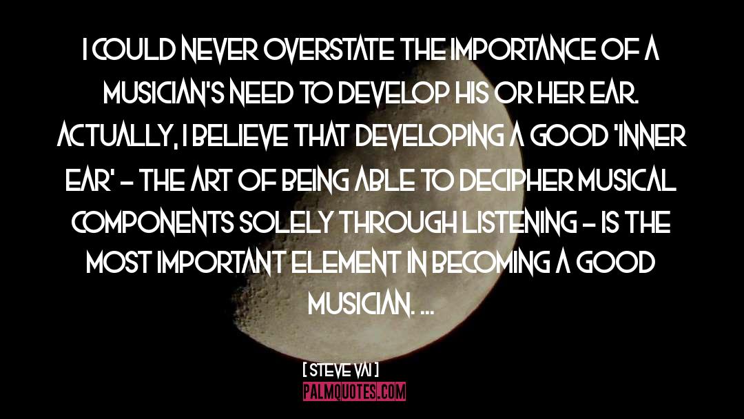Musician Activist quotes by Steve Vai