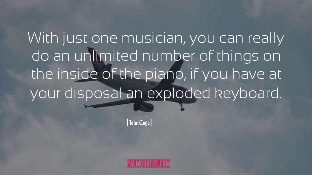 Musician quotes by John Cage