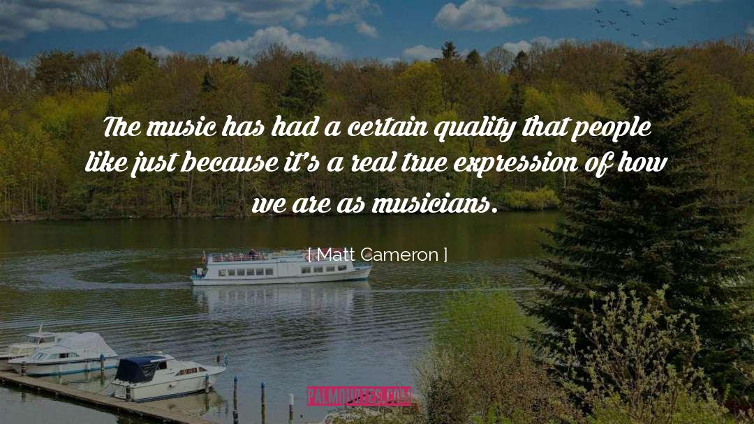 Musicians quotes by Matt Cameron