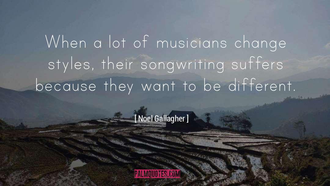 Musicians Tagalog quotes by Noel Gallagher