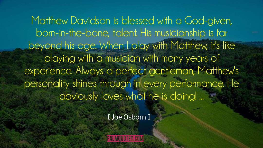 Musicianship quotes by Joe Osborn