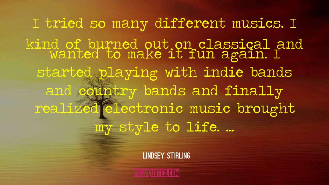Musics quotes by Lindsey Stirling