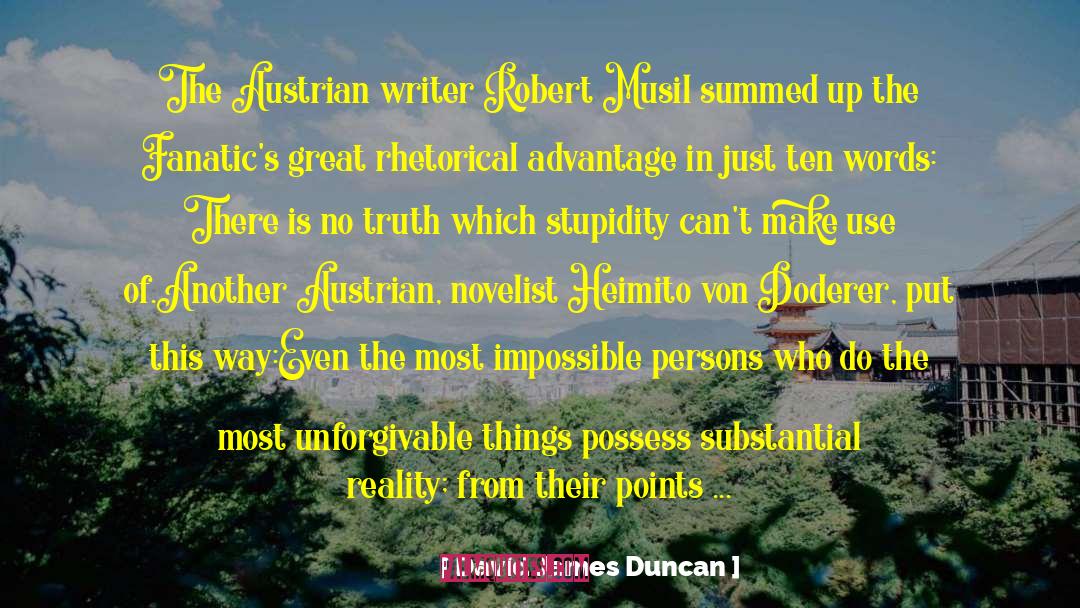 Musil quotes by David James Duncan