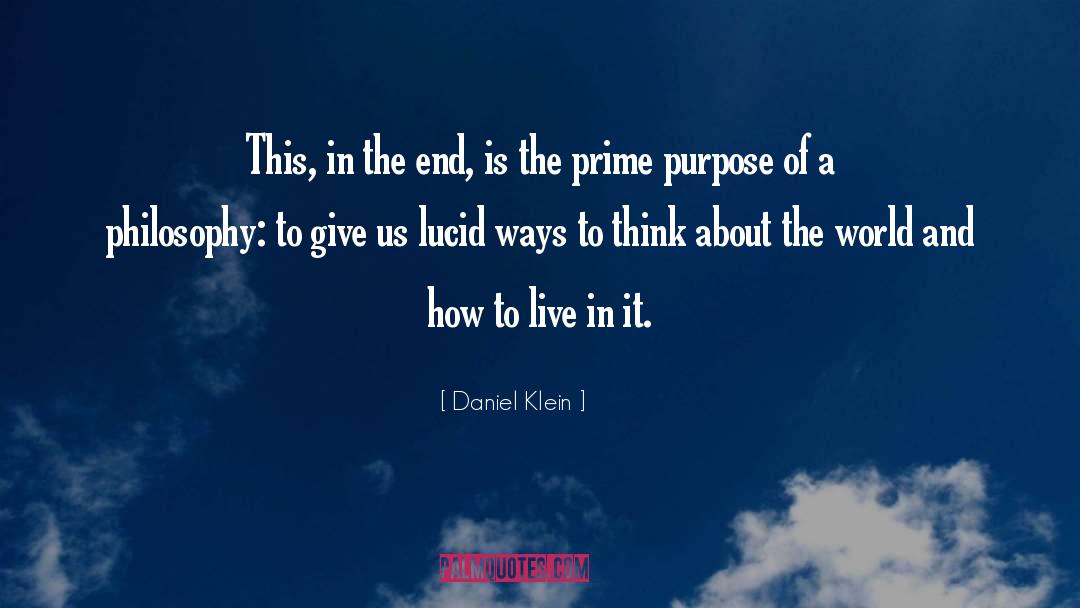 Musing quotes by Daniel Klein