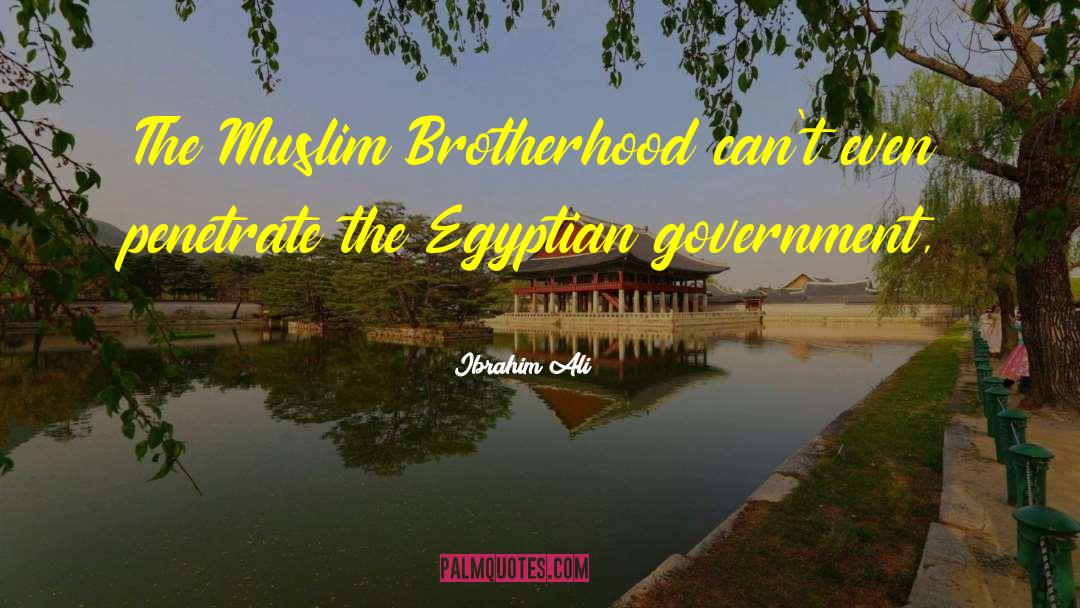 Muslim Brotherhood quotes by Ibrahim Ali