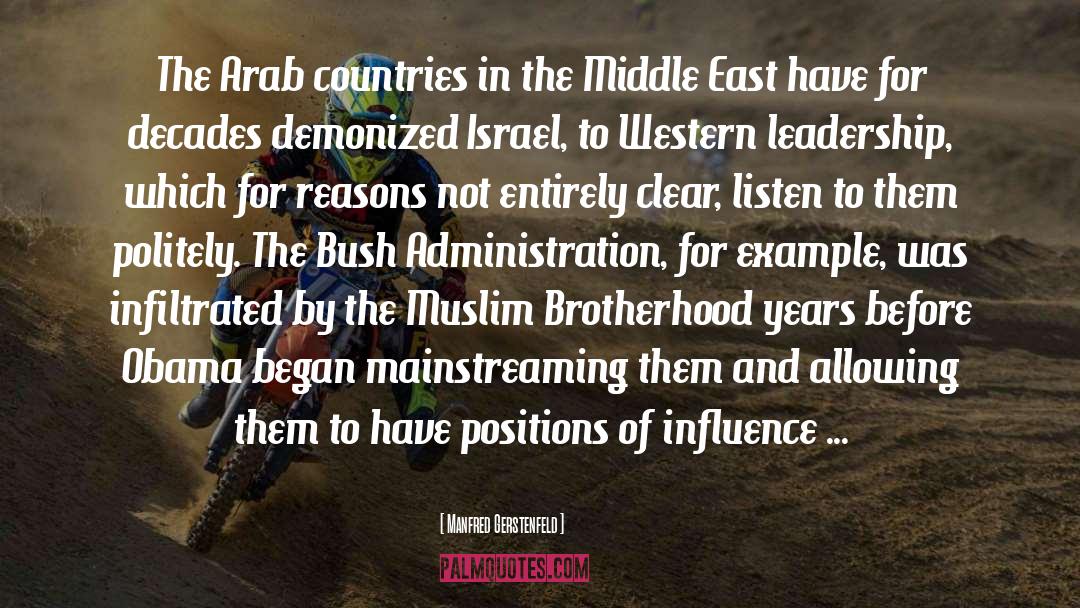 Muslim Brotherhood quotes by Manfred Gerstenfeld