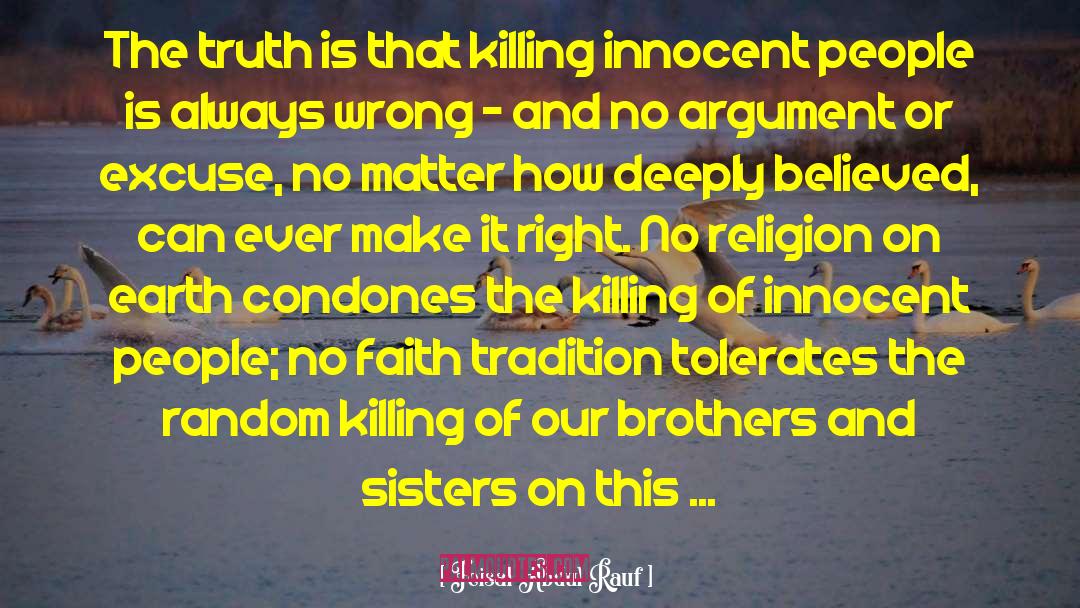 Muslim Faith quotes by Feisal Abdul Rauf