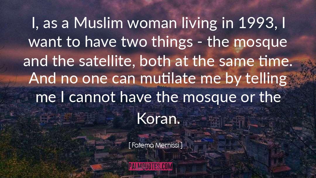 Muslim Woman quotes by Fatema Mernissi