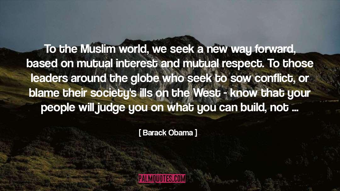 Muslim World quotes by Barack Obama