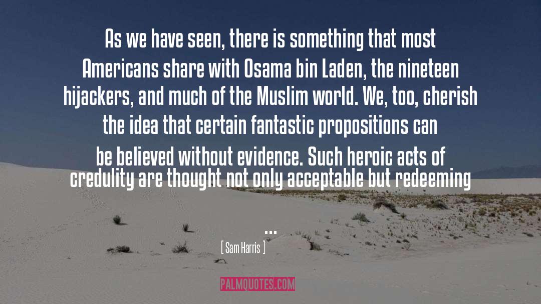 Muslim World quotes by Sam Harris