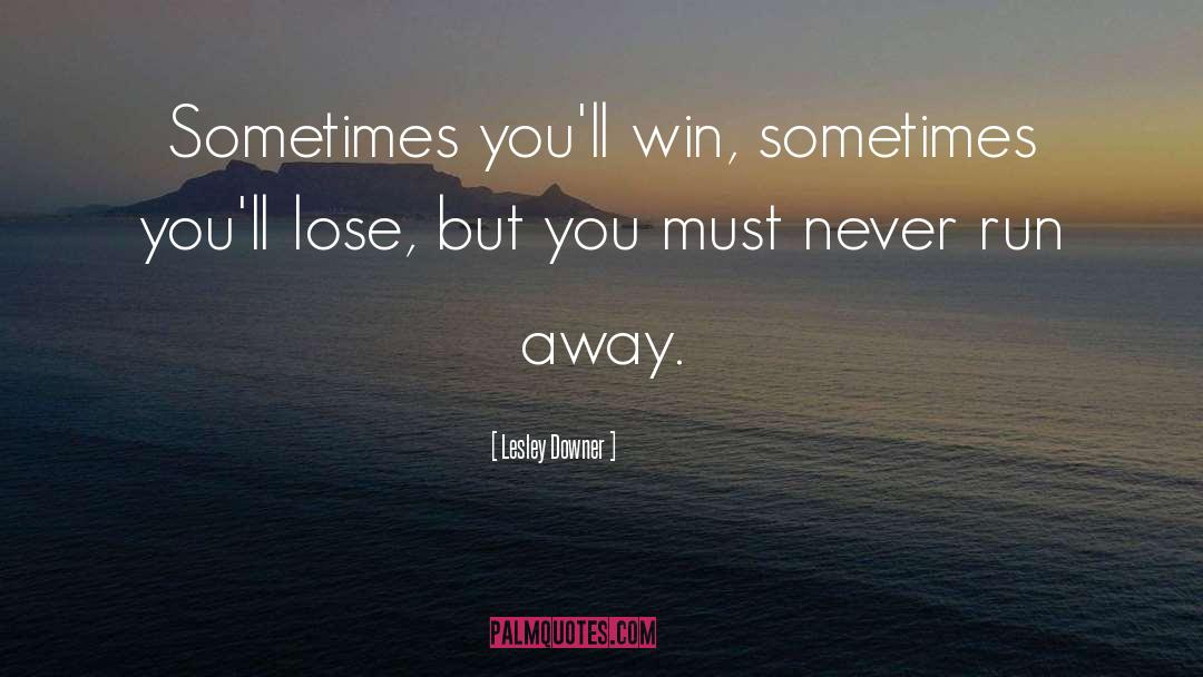 Must Win Games quotes by Lesley Downer