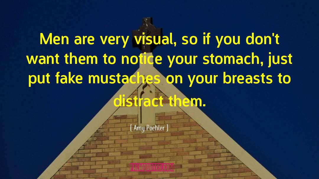 Mustaches quotes by Amy Poehler