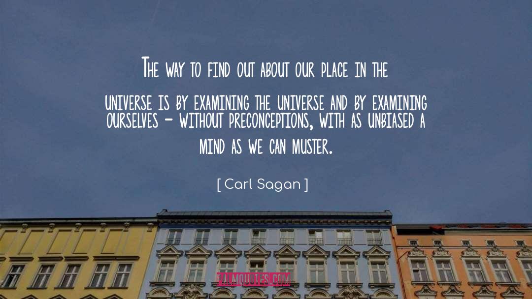 Muster quotes by Carl Sagan