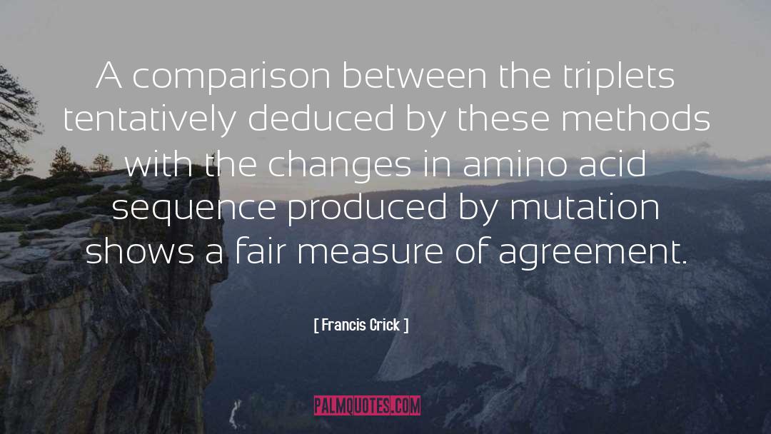 Mutation quotes by Francis Crick