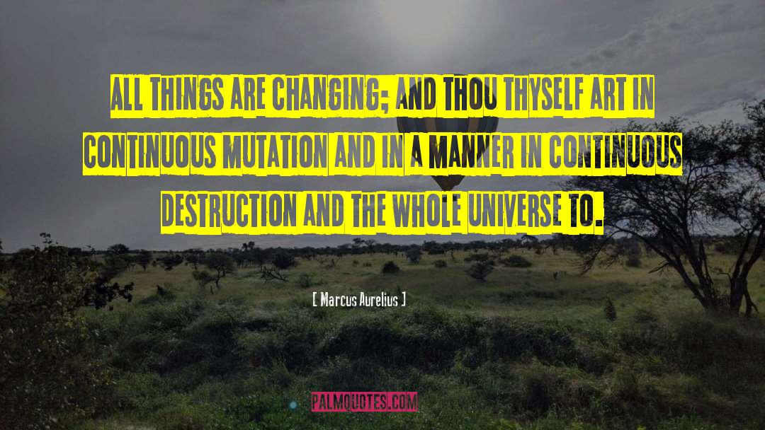 Mutation quotes by Marcus Aurelius