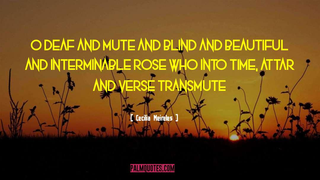 Mute quotes by Cecilia Meireles