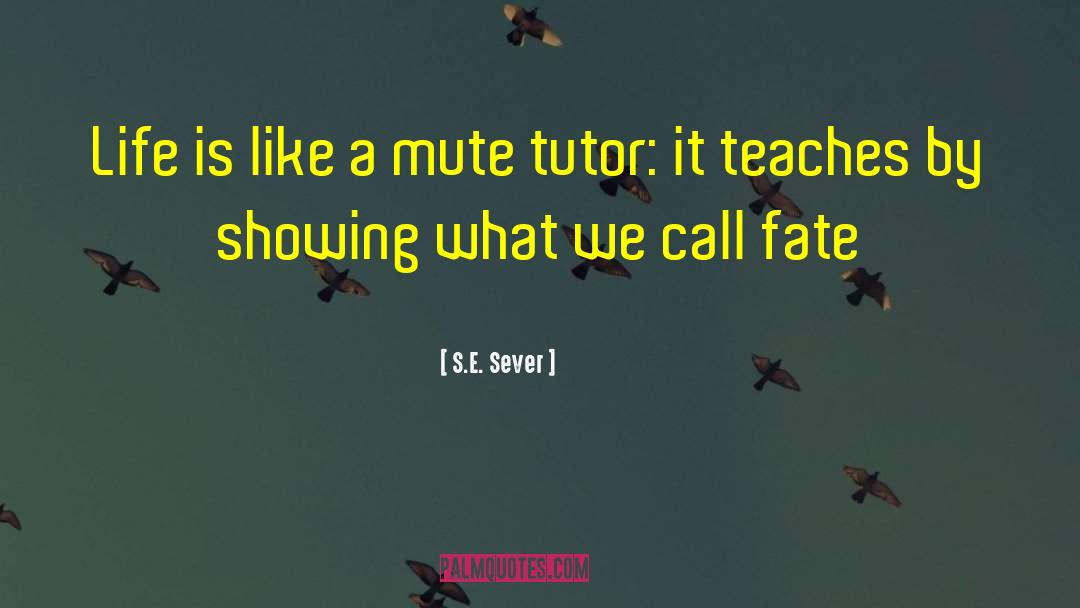 Mute quotes by S.E. Sever