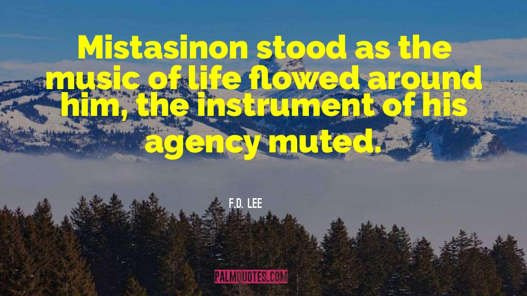 Muted quotes by F.D. Lee