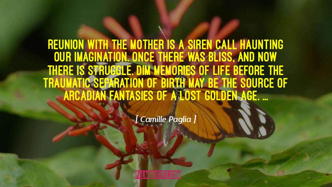 Muteness Memories quotes by Camille Paglia