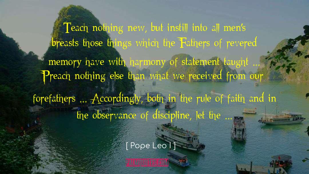 Muteness Memories quotes by Pope Leo I