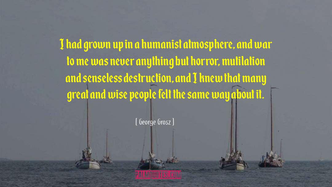 Mutilation quotes by George Grosz