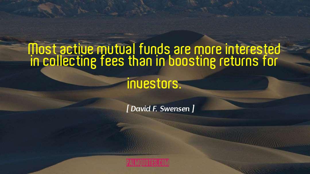 Mutual Fund quotes by David F. Swensen