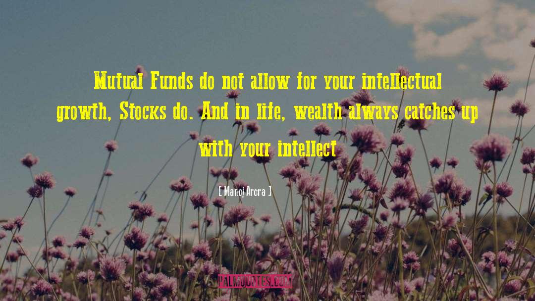 Mutual Funds quotes by Manoj Arora