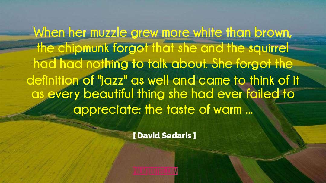 Muzzle quotes by David Sedaris