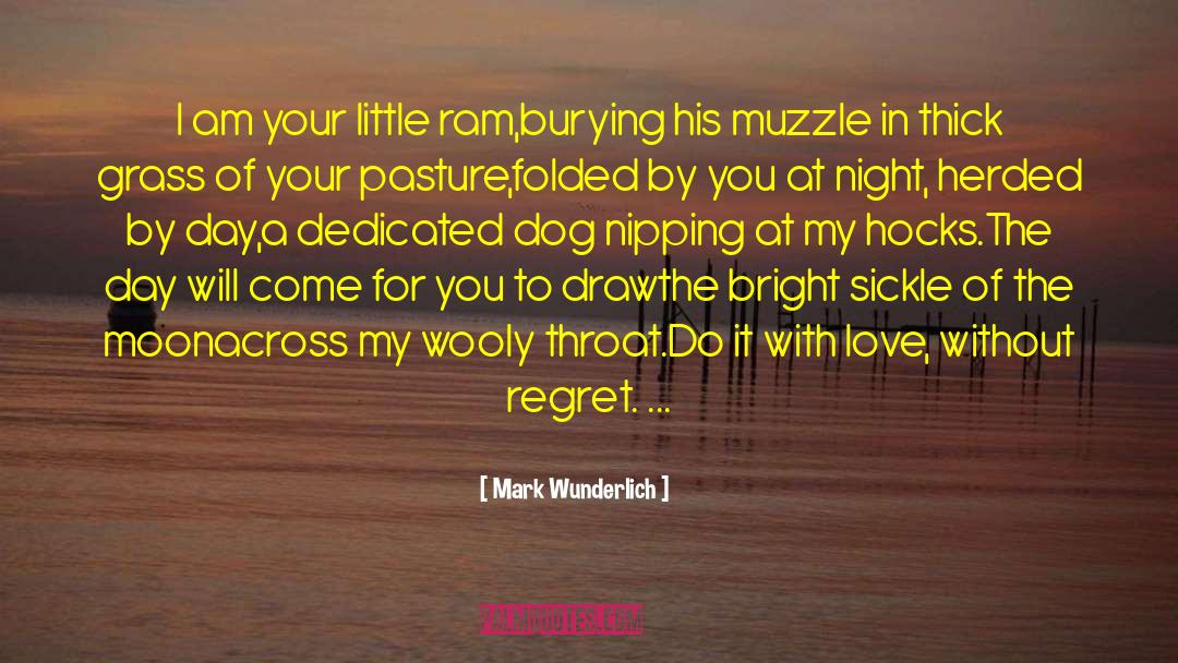 Muzzle quotes by Mark Wunderlich