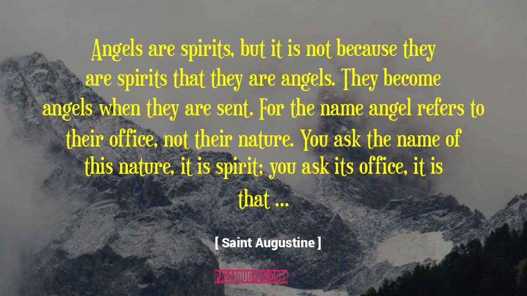 My Angel quotes by Saint Augustine