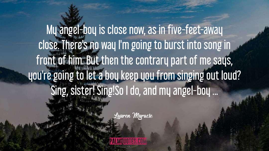 My Angel quotes by Lauren Myracle