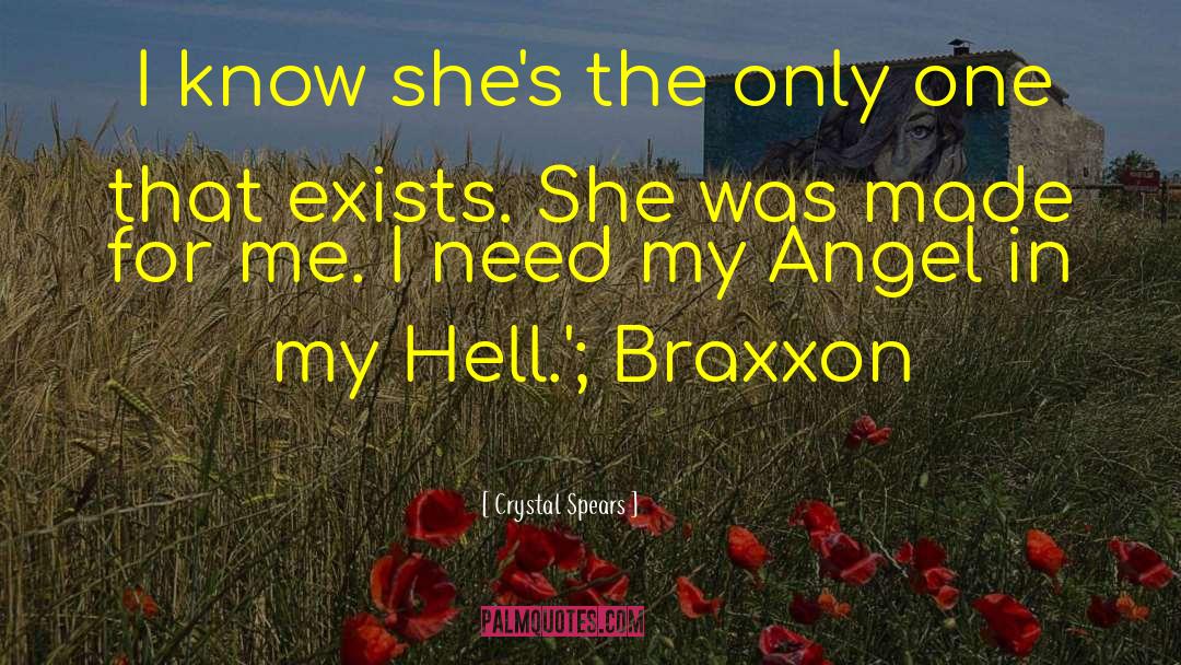 My Angel quotes by Crystal Spears