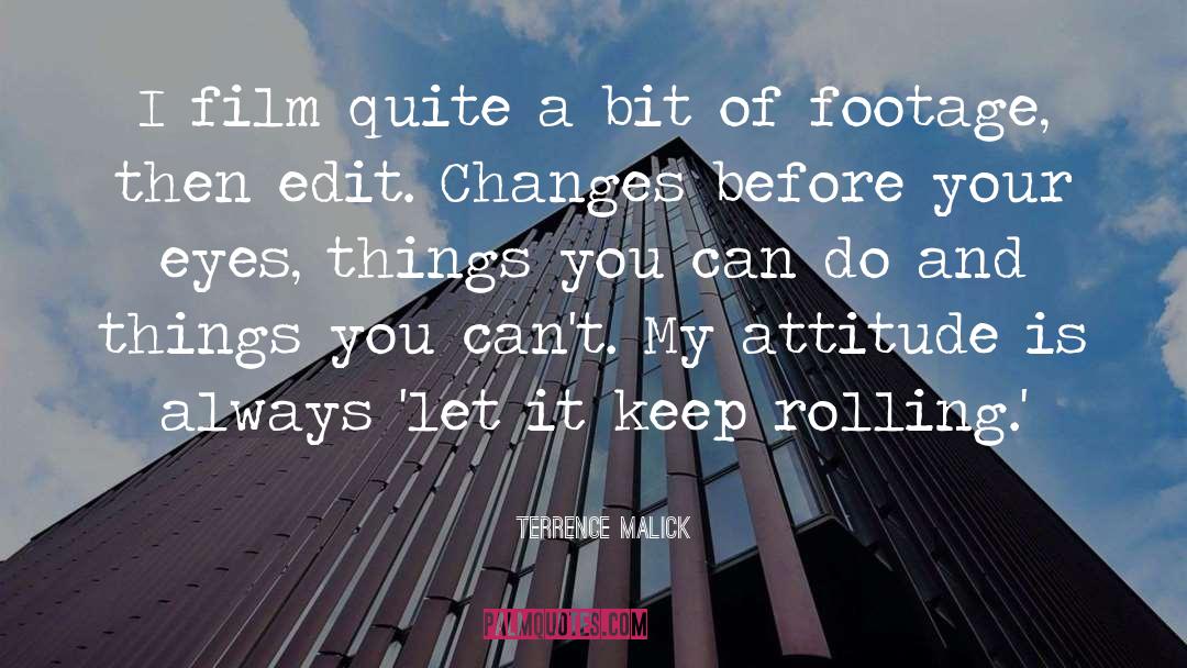 My Attitude quotes by Terrence Malick