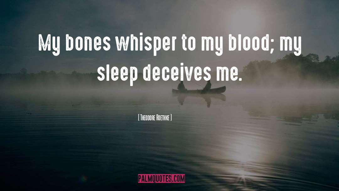 My Blood Approves quotes by Theodore Roethke