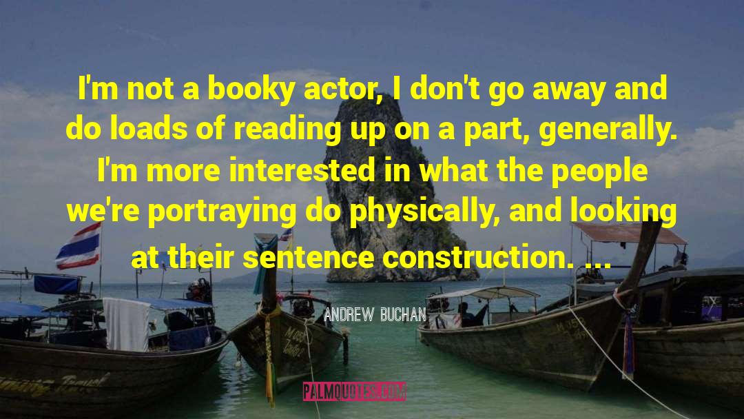 My Booky Wook quotes by Andrew Buchan