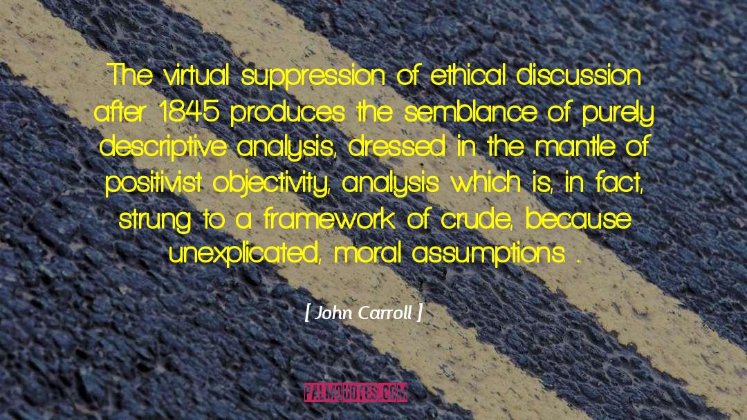 My Discussion quotes by John Carroll